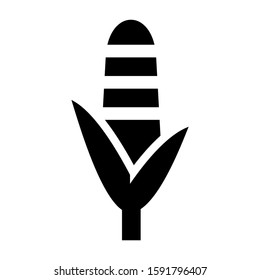 corn icon isolated sign symbol vector illustration - high quality black style vector icons
