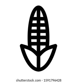 corn icon isolated sign symbol vector illustration - high quality black style vector icons
