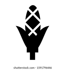 corn icon isolated sign symbol vector illustration - high quality black style vector icons
