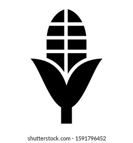 corn icon isolated sign symbol vector illustration - high quality black style vector icons
