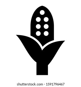 corn icon isolated sign symbol vector illustration - high quality black style vector icons
