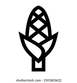 corn icon isolated sign symbol vector illustration - high quality black style vector icons
