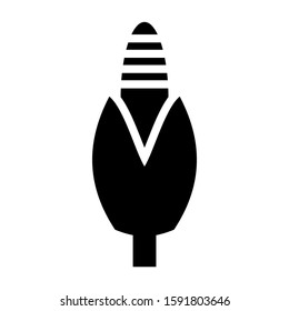 corn icon isolated sign symbol vector illustration - high quality black style vector icons
