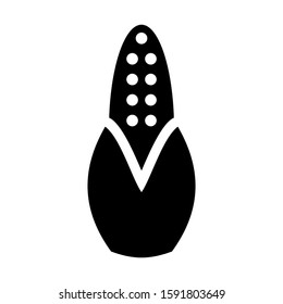 corn icon isolated sign symbol vector illustration - high quality black style vector icons
