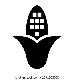 corn icon isolated sign symbol vector illustration - high quality black style vector icons
