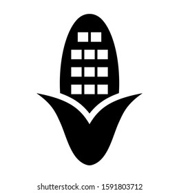 corn icon isolated sign symbol vector illustration - high quality black style vector icons
