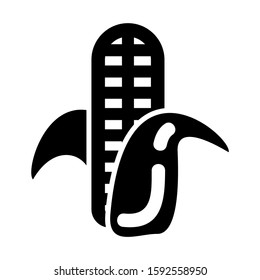 corn icon isolated sign symbol vector illustration - high quality black style vector icons
