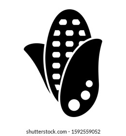 corn icon isolated sign symbol vector illustration - high quality black style vector icons
