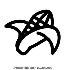 corn icon isolated sign symbol vector illustration - high quality black style vector icons
