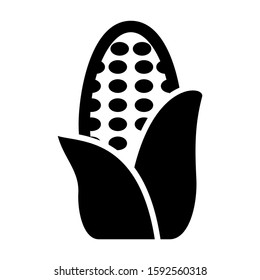 corn icon isolated sign symbol vector illustration - high quality black style vector icons
