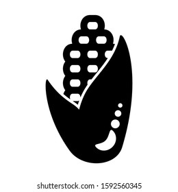 corn icon isolated sign symbol vector illustration - high quality black style vector icons

