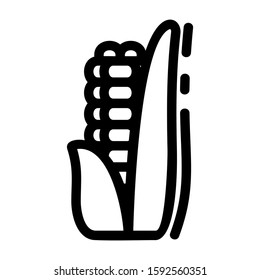 corn icon isolated sign symbol vector illustration - high quality black style vector icons
