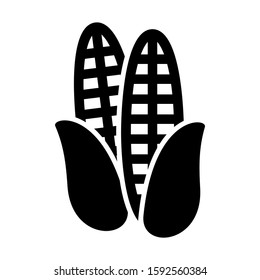 corn icon isolated sign symbol vector illustration - high quality black style vector icons
