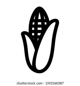 corn icon isolated sign symbol vector illustration - high quality black style vector icons
