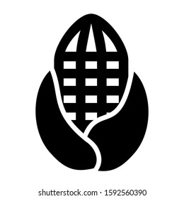 corn icon isolated sign symbol vector illustration - high quality black style vector icons
