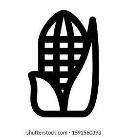 corn icon isolated sign symbol vector illustration - high quality black style vector icons
