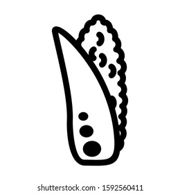 corn icon isolated sign symbol vector illustration - high quality black style vector icons
