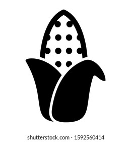 corn icon isolated sign symbol vector illustration - high quality black style vector icons
