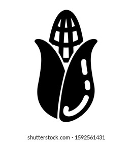 corn icon isolated sign symbol vector illustration - high quality black style vector icons
