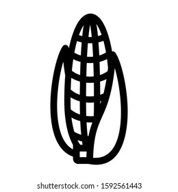 corn icon isolated sign symbol vector illustration - high quality black style vector icons

