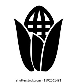 corn icon isolated sign symbol vector illustration - high quality black style vector icons

