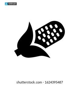 corn icon isolated sign symbol vector illustration - high quality black style vector icons
