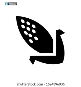 corn icon isolated sign symbol vector illustration - high quality black style vector icons

