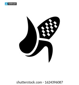 corn icon isolated sign symbol vector illustration - high quality black style vector icons
