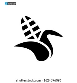 corn icon isolated sign symbol vector illustration - high quality black style vector icons
