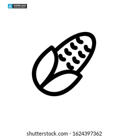 corn icon isolated sign symbol vector illustration - high quality black style vector icons
