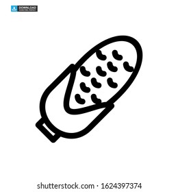 corn icon isolated sign symbol vector illustration - high quality black style vector icons

