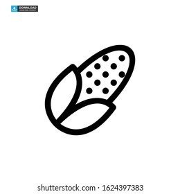 corn icon isolated sign symbol vector illustration - high quality black style vector icons
