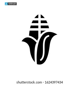 corn icon isolated sign symbol vector illustration - high quality black style vector icons
