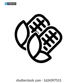 corn icon isolated sign symbol vector illustration - high quality black style vector icons
