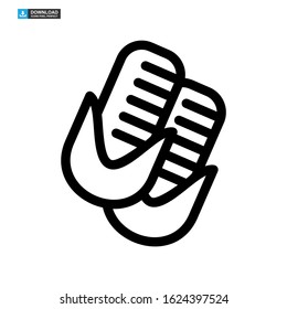 corn icon isolated sign symbol vector illustration - high quality black style vector icons
