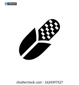 corn icon isolated sign symbol vector illustration - high quality black style vector icons

