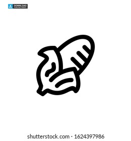 corn icon isolated sign symbol vector illustration - high quality black style vector icons

