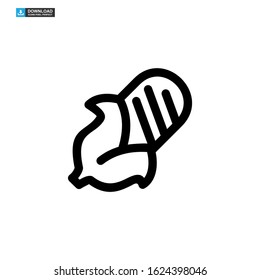 corn icon isolated sign symbol vector illustration - high quality black style vector icons
