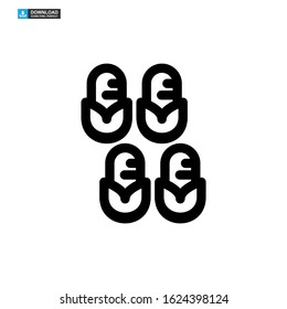 corn icon isolated sign symbol vector illustration - high quality black style vector icons
