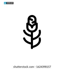 corn icon isolated sign symbol vector illustration - high quality black style vector icons
