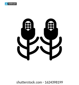 corn icon isolated sign symbol vector illustration - high quality black style vector icons
