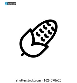 corn icon isolated sign symbol vector illustration - high quality black style vector icons
