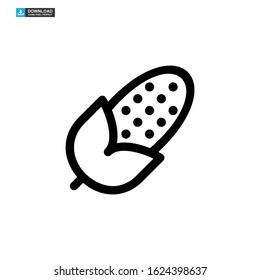 corn icon isolated sign symbol vector illustration - high quality black style vector icons

