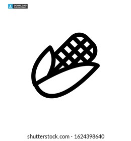 corn icon isolated sign symbol vector illustration - high quality black style vector icons
