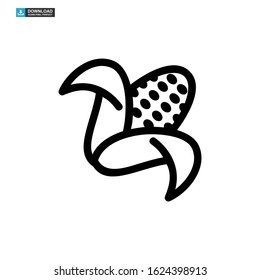 corn icon isolated sign symbol vector illustration - high quality black style vector icons
