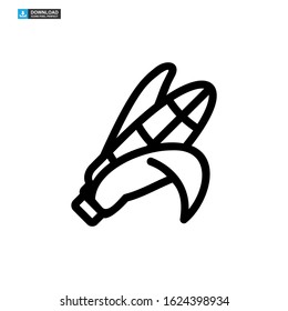 corn icon isolated sign symbol vector illustration - high quality black style vector icons

