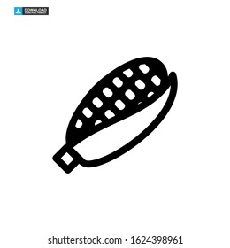 corn icon isolated sign symbol vector illustration - high quality black style vector icons
