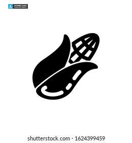 corn icon isolated sign symbol vector illustration - high quality black style vector icons
