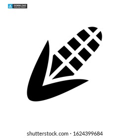 corn icon isolated sign symbol vector illustration - high quality black style vector icons

