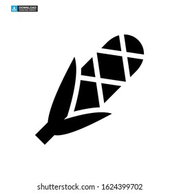 corn icon isolated sign symbol vector illustration - high quality black style vector icons
